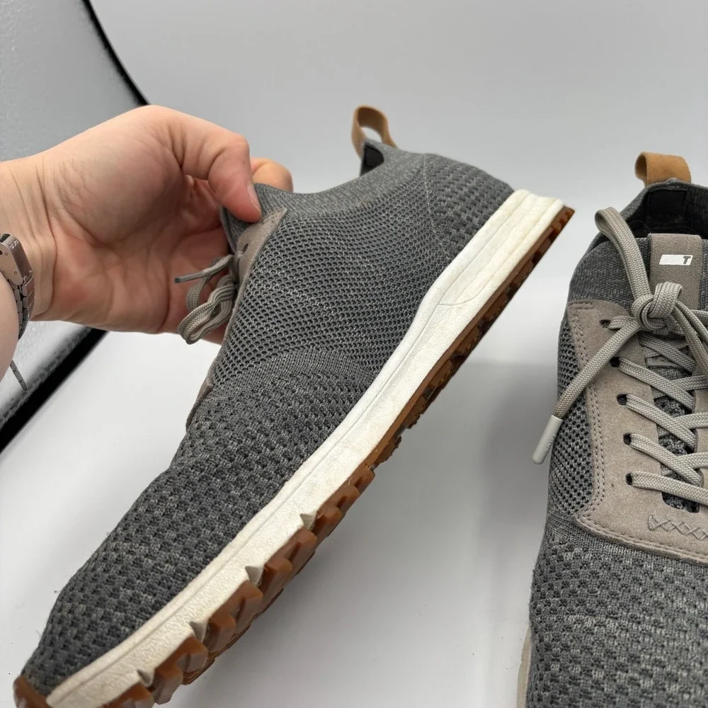 True Linkswear‎ Knit II Golf Shoes Mens Sz M12 Gray Spandex Knit Sneakers